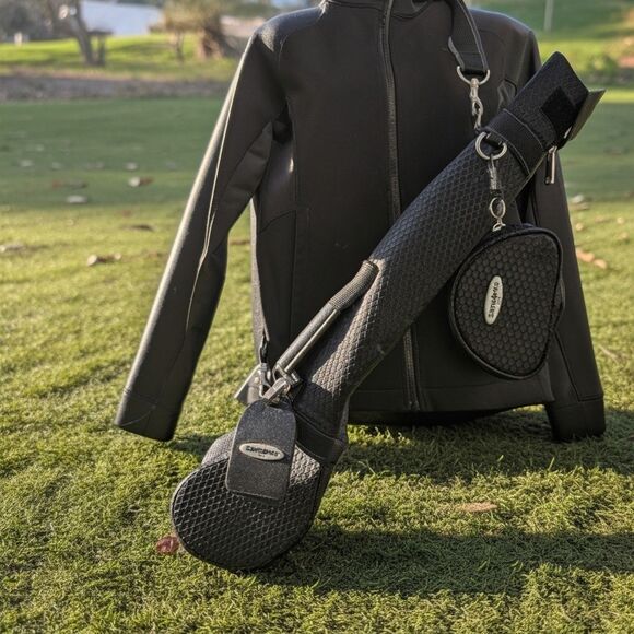 Samsonite Sunday Travel Golf Bag Soft Sided Par 3 Slimline Crossody Carry - Picture 1 of 6